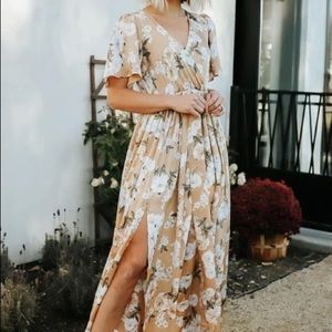 Sicily Satin Maxi Dress by Baltic Born